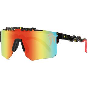 Two Sizes Cycling Sunglasses Polarized UV400 for Adults Youth Boys Girls Men Women Baseball Sports Glasses Outdoor