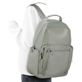 VECAVE Lightweight Casual Laptop Backpack Purse for Women,Travel Backpack with laptop compartment,Carry On Backpack for Airplanes, Aesthetic Daypack for Business Work,DarkGreen