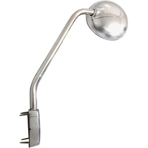 Replacement Stainless steel Hood Mirror Driver Left Side Fit Kenworth T680 Peterbilt 579 587