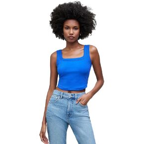 Madewell Women's The Tailored Crop Tank in Sleekhold