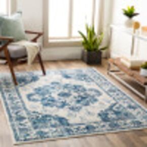Livabliss Delney Oriental Area Rug,5'3" x 7'1",Yellow