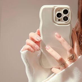 حافظة آيفون 13 برو ماكس، تصميم متموج بسيط حافظة هاتف جمالية من السيليكون الناعم لهاتف آيفون 13 برو ماكس، أحمر خمري