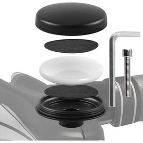 1 Set Bike Mount, Waterproof Anti-Theft Hidden Bicycle Stem Cap Mount Bicycle GPS Tracker Accessories for All Bicycles with Headset Cap