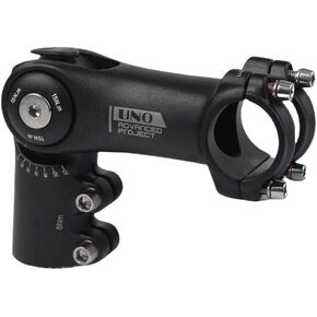 31.8mm Bike Stem 90/110mm Bicycle Stem Extender Riser 0-60 Degree Adjustable Handlebar Stem for Most Bicycle,Road Bike, BMX, MTB,Track Bike etc…