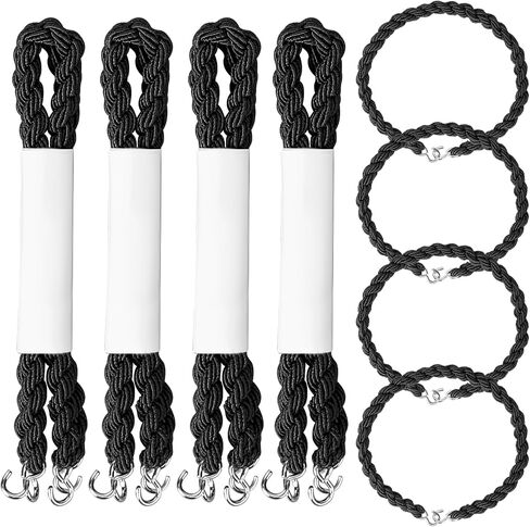KALIONE 12 Pcs Military Boot Bands Elastic Boot Bands Military Boot Straps Boot Straps Shoelace with Metal Hooks in Saudi Arabia