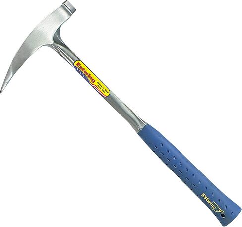 Estwing GP-100 Geologist Paleo Pick and Rock Pick - 22 oz Geological Hammer with Pointed Tip & Shock Reduction Grip - E3-22P, Blue in Saudi Arabia