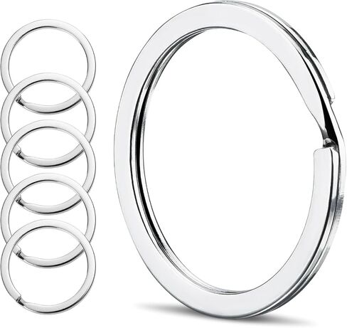 316" Stainless Steel Key Ring, 1 inch 25mm Key Rings Heavy Duty, Surgical Grade Stainless Steel Split Key Ring in Saudi Arabia