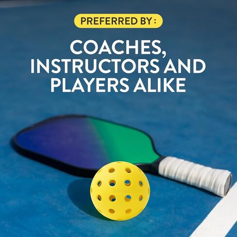 Outdoor Pickleball Balls - USAPA Approved for Tournament Play 6, 12 & 48 Packs | Durable 40-Hole Design | Ideal for All Skill Levels | Pickleball Accessories | Pickleball Balls Outdoor in Saudi Arabia
