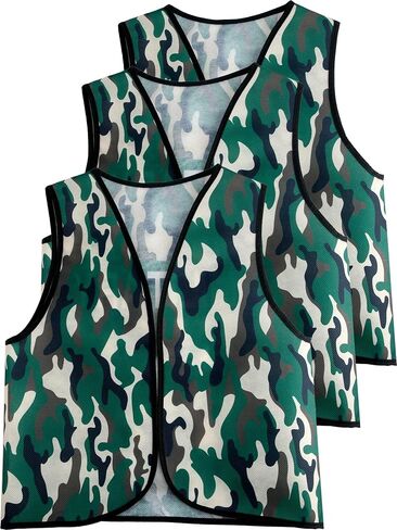3 Pcs Kids Community Helper Dress Up Vest Police Costumes Vest for Boys Girls Career Day Halloween Cosplay in Saudi Arabia
