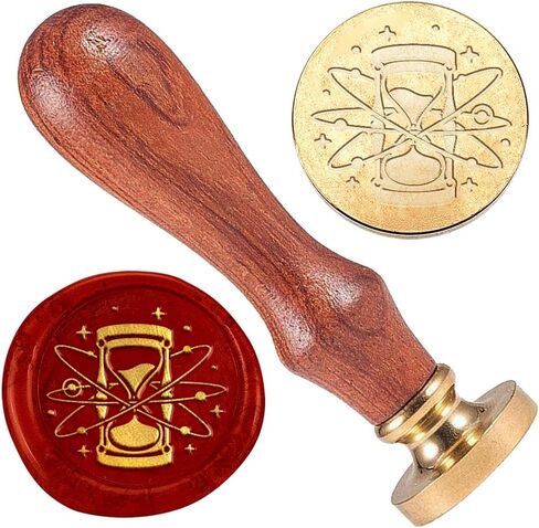 Paper Plane Wax Seal Stamp Embossed Stamp Sealing Vintage Elegant Removable 1" Brass Seal Wood Handle for Wedding Party Invitations Envelopes Gift Packing Cards Envelopes Decoration in Saudi Arabia