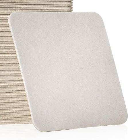 Square Plain Off White Coasters 4 Inches (50) in Saudi Arabia