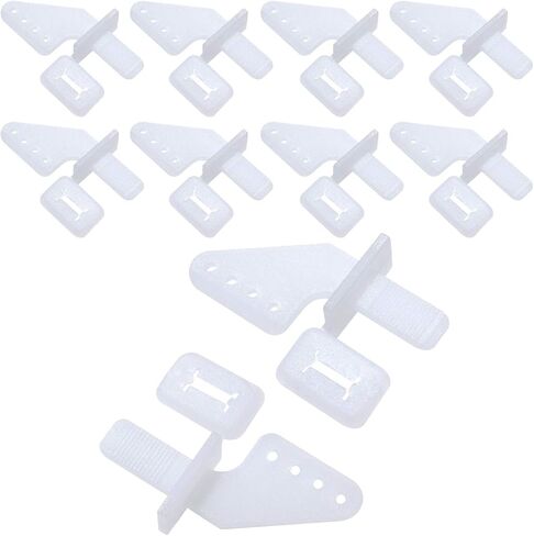 10pcs Airplane 4-Hole Nylon Pin Control Horns Model Airplane Electric Aircraft RC DIY Parts Plug Type Self-Lock KT Rudder Angle in Saudi Arabia
