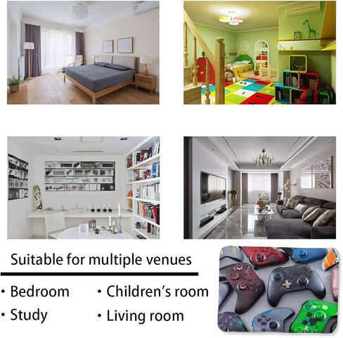 Gaming Room Decor Rug for Video Gamer Area Game Bedroom Living Rugs Washable small-31.5x19.7inch in Saudi Arabia