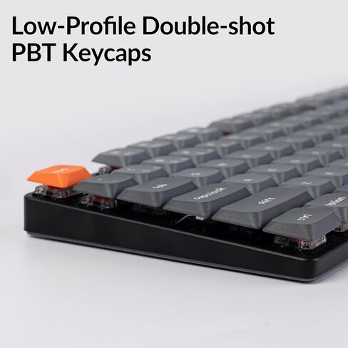 Keychron K13 Max Low-Profile Wireless RGB Mechanical Keyboard, Bluetooth/2.4 GHz/Wired QMK/VIA Programmable, TKL Keyboard with Number Pad Compatible with Mac Windows Linux in Saudi Arabia