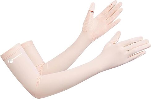 UV-Sun-Protection Gloves Women Summer-Arm-Cooling Driving-Gloves Full-Finger, Nonslip, Touchscreen for Outdoor Cycling in Saudi Arabia