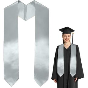 Adult Plain Graduation Stole 60" Grad Sash