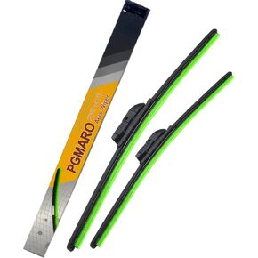 Car Windshield Wiper Blade 24"+21"for Car Truck Van SUV All-Seasons Durable Stable And Quiet Wiper Blade (Set of 2)