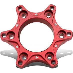 NRG Innovations SRK-LOTH-RD Red Gaming Steering Wheel Hub Adapter Compatible with Logitech G923 G29 G920 G27, 6 X 70mm Bolt Pattern