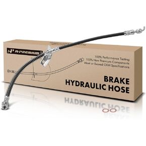 A-Premium Front Driver Brake Hydraulic Hose Compatible with Select Hyundai and Kia Models - Elantra 2010-2012, Forte5 2012-2013 - Replace# 587312L000