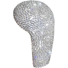 Compatible with Toyota Corolla Camry Avalon Levin Accessories Bling Shift Gear Lever Car Interior Bling Accessories for Women Fashion Rhinestone Crystal Decals