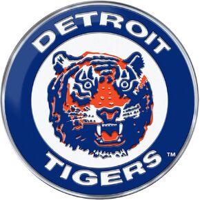 MLB - Detroit Tigers Heavy Duty Aluminum Color Emblem