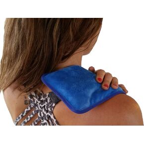 Gel Ice Pack and Microwave Heating Pad For Muscle Pain Relief. Heat Packs Or Cold Therapy Ice Pack With Cloth Backing. Cold Pack For Back Pain, Microwaveable Heat Pad