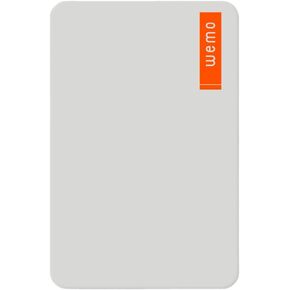 Silicone Note Pad, Reusable, Erasable and Waterproof, Small - Light Gray