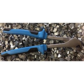 Best J-Clip Pliers + 2 LBS of J-Clips, Comfort Blue handle j-pliers J-clip pliers j-pliers by RNL RabbitNippLes