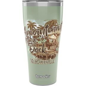 Tervis Margaritaville-Appointment with The Dock Insulated Tumbler, 30oz Legacy, Stainless Steel