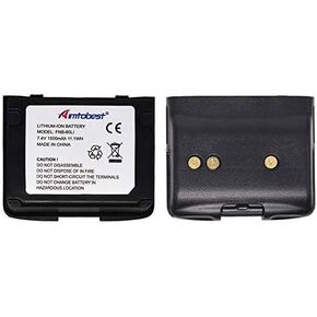 FNB-80Li FNB-58Li 1500mAh Li-ion Battery Compatible for Vertex Radio VX-5R VX-6R VX-7R VXA-700 VXA-710 Standard Horizon HX460S HX470S HX471 HX471S SBR-40Li (2 Pack)