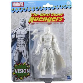Marvel Legends Series Vision 6-inch Retro Packaging Action Figure Toy, 4 YEARS+, 2 Accessories