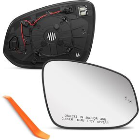 for Toyota RAV4 Passenger Side Mirror 2013 2014 2015 2016 2017 2018, for 2016-2021 Tacoma, Right Side Replacement Glass, Power Heated Exterior Mirror with Blind Spot 87931-42E50
