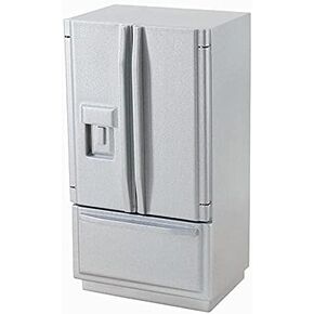 1:12 Imitation Mini Refrigerator 1/12 Home Ornament Garden Decoration Decoration Accessories Mini House Furniture Refrigerator Miniature Living Room Pretend Play