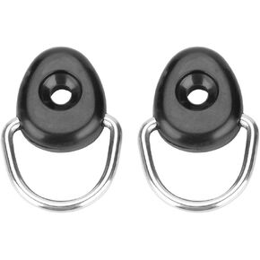 RiToEasysports 2Pcs Kayak Rigging D Rings,Kayak D Ring Tie Down Loop Deck Fitting Accessory for Boat Canoe Kayak Fishing Rigging