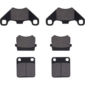 Front & Rear Brake Pads Set replacement for Twister 150 150cc Buggy TrailMaster 150 XRS ATV Quad 4-Wheeler Go Kart Dune Buggy