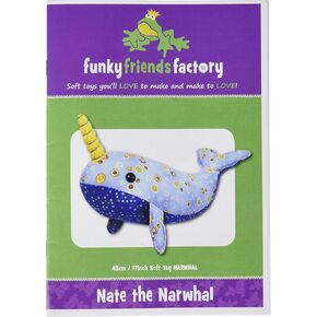 Funky Friends Factory Nate The Narwhal Ptrn