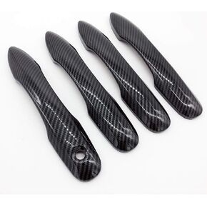 Carbon Fiber Style for 2018-2024 CAMRY / 2020-2024 Corolla/ 2020-2022 Avalon/ 2016-2019 Prius Hatchback/ 2020-2024 Venza 4 Door Handle Cover Covers