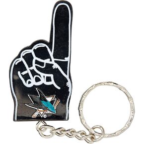 FOCO NHL unisex-adult #1 Finger Keychain