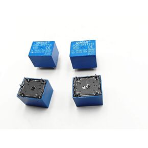 General Purpose Relay 10 pcs DC 3V Coil 5 Pins SPST Power Relay JQC-3F