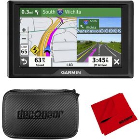 Garmin Drive 52 5" GPS Navigator and 7" EVA Case Bundle (2019 Model)