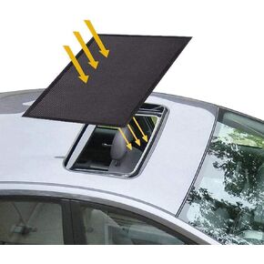 مظلة شمس بفتحة سقف كبيرة للنمل، غطاء سقف سيارة شبكي مغناطيسي قابل للتنفس، غطاء حماية من أشعة الشمس فوق البنفسجية للأطفال الرضع أثناء الرضاعة الطبيعية عند وقوف السيارات في الرحلات، والتخييم طوال الليل in Kuwait