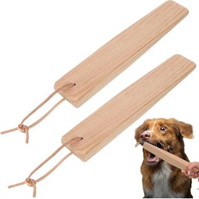 2 Pcs Break Stick Dog Fight 10.04'' x 1.77'' x 0.79'' No Bite Dog Stick Toy with Ropes for Training German Shepherd Most Dogs