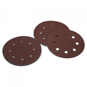uxcell 20pcs 7 Inch 8 Hole Hook and Loop Sanding Disc 150 Grit / 240 Grit Flocking Sandpaper Random Orbital Sander Papers