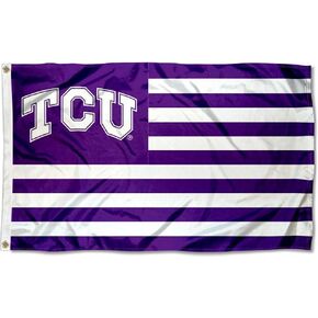 Texas Christian Horned Frogs Stars and Stripes Nation Flag