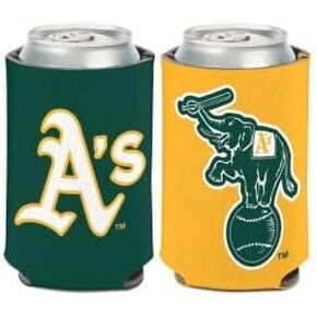Oakland A's 2 color Can Cooler 12 oz.