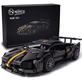 Nifeliz L670 Sports Car MOC Building Blocks and Construction Toy, Adult Collectible Model Cars Set to Build, 1:14 Scale Sports Car Model (1337 Pcs)