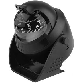 Compass Marine Dash Mount,Portable Dash Mount Self-Adhesive Compass Ball Perfect for Finding Direction Waterproof Compass for Marine Boat Truck Car Outdoor