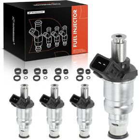 A-Premium Fuel Injectors Set of 4 Compatible with Honda Civic 1999-2000 1.6L, Accord 1998-2002 2.3L & Acura CL 1998 2.3L, Replace# 06164P8AA00, 06164P8FA00