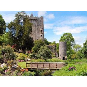 Blarney Castle and Gardens DIY 5D Diamond Painting by Number Unique Kits, Ireland Diamond Art Home Wall Decor Crystal Rhinestone Wall Decor Valentine's Day New Year Gifts 12X16 inch