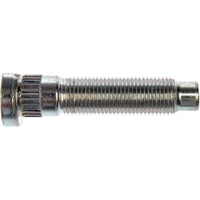 Dorman 610-523 1/2-20 Serrated Wheel Stud With Clip Head - .560 In. Knurl, 2.311 In. Length Compatible with Select Ford Models, 10 Pack